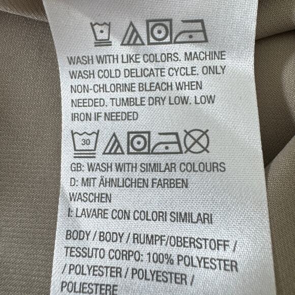 Haute Hippie Tribe Womens Flowy Sleeveless Blouse Size M Asymmetrical Neutral - Picture 6 of 7